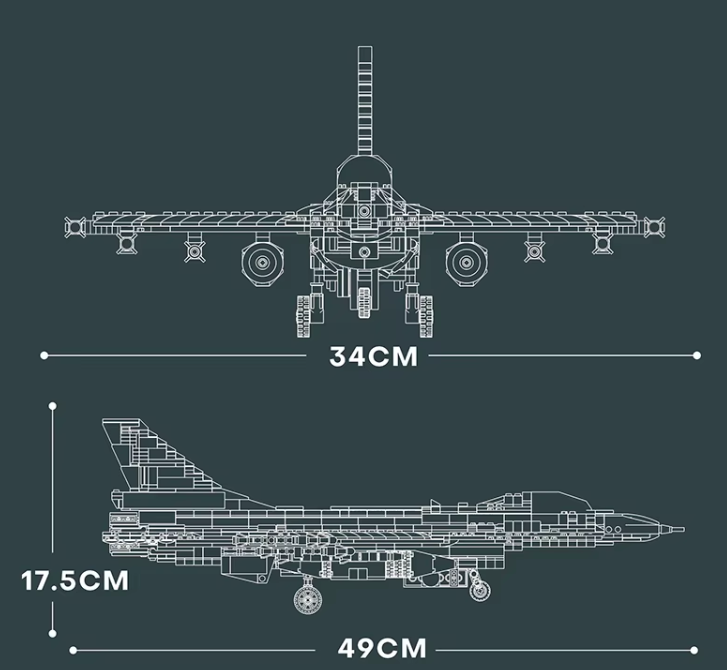 FiterBricks: F-16 Falcon