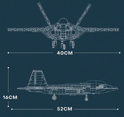 FiterBricks: F-22 Raptor